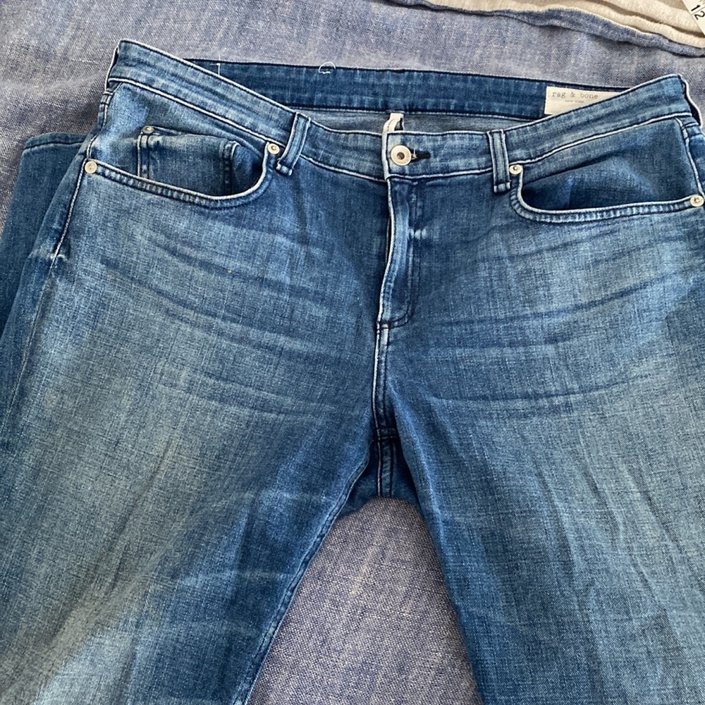 Rag and Bone dre low rise slim boyfriend denim jeans - Picture 10 of 16